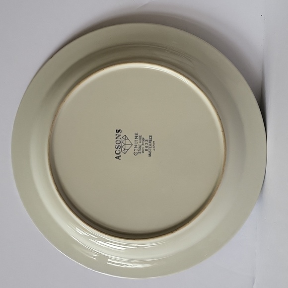 Ascons Genuine Stoneware Master Piece 8633 Dinner Plate Japan - Picture 2 of 12